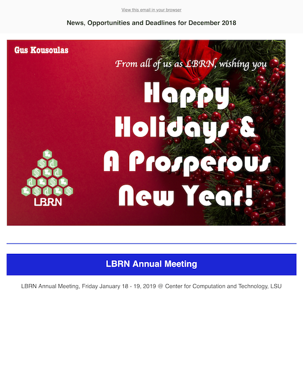 lbrn newsletter December 2018
